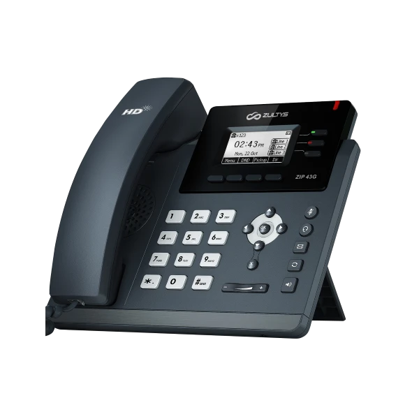 Zultys ZIP43G business VoIP phone