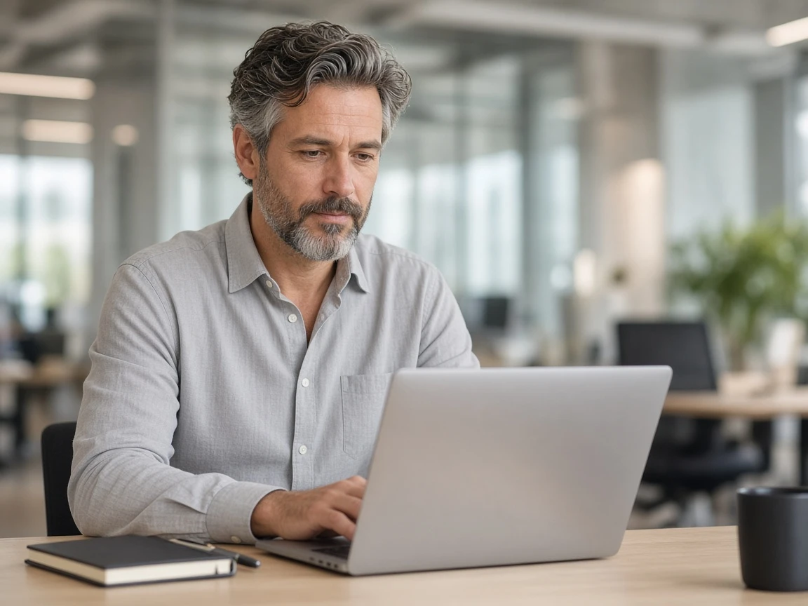 Supervisor reviewing virtual agent conversations on a laptop